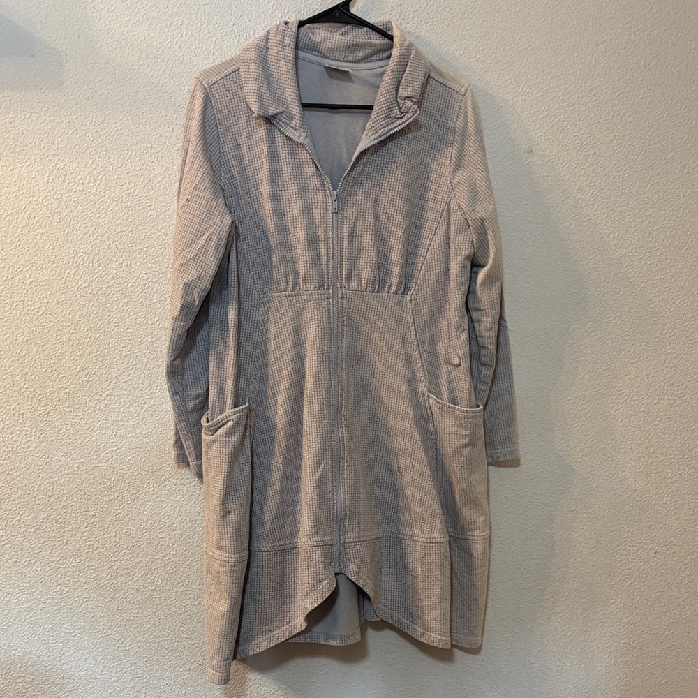 Color Me Cotton Women's Gray Hooded Jacket